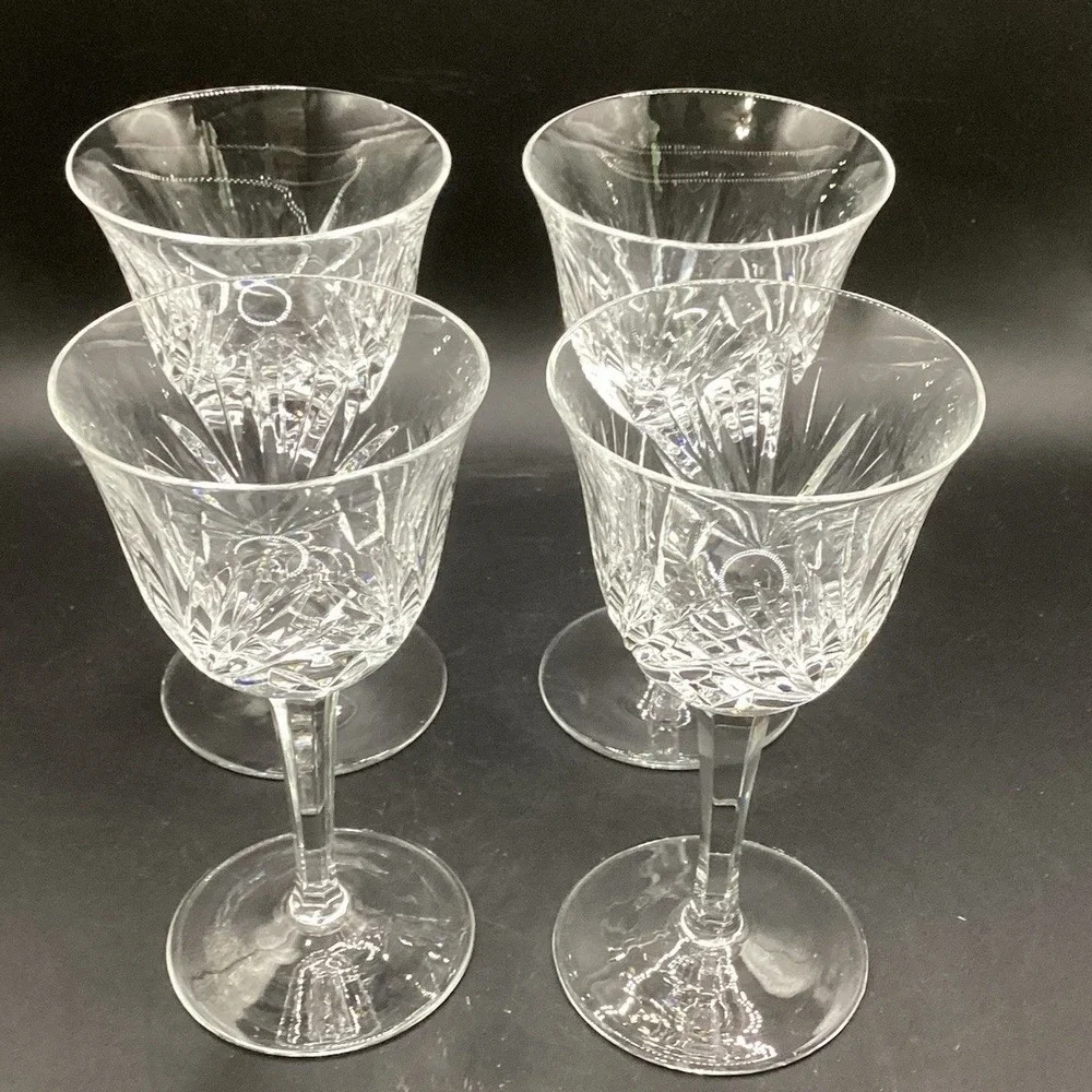 VTG Nachtmann Crystal Clear Cut Nierstein Cordial Wine Glasses-5